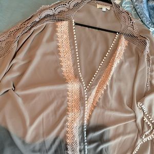 Womens plus size kimono